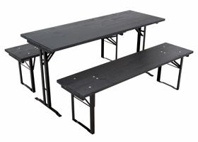 Bier sets geglazuurd antraciet