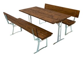 Biertent set groot met xxl bierbanken