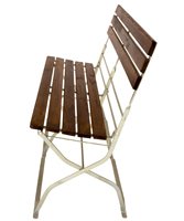 Bank voor bier tuinmeubelen.