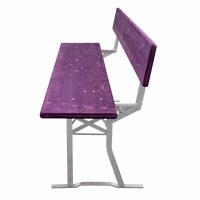 Bierbank met kantelbaar bankframe.