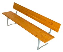 Bierbank met rugleuning extra breed Douglas spar