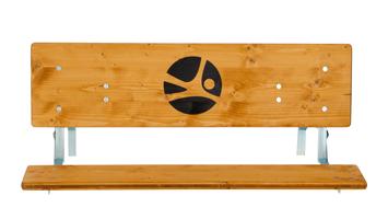 Bierbank met rugleuning van boven