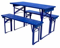 Blauw-glazuur marquee set.