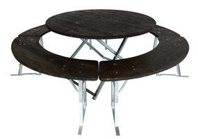 Bierbankset rond