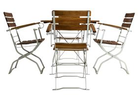 Biertuinset met armleuning