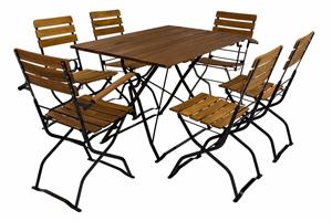 Biertuinmeubilair 6 gasten