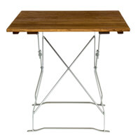 Tafel voor vier biertuinstoelen biertuinmeubelen model 04bg