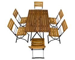 Beer tuinmeubelen robinia