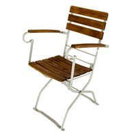 Bier tuinstoel gegalvaniseerd met poedercoating