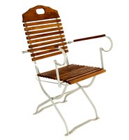 Bier tuinstoel nr.  gegalvaniseerd