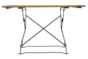 Bier tuintafel vier tegenbladen