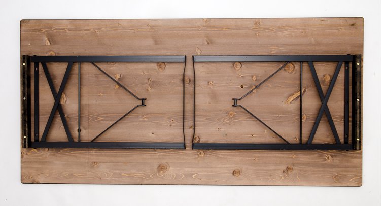 Frame variant no.1 voor 1.6m biertafels