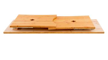 Opgevouwen biertafel. 