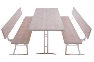 Roestvrij stalen biertafel set