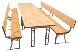 Biertafel set bank smal 29 cm