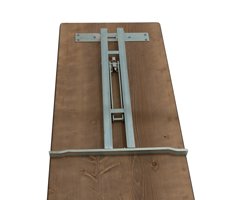 Biertafel frame model 229 gemonteerd en opgevouwen