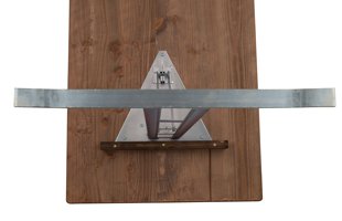 Voet van T-frame van onderen