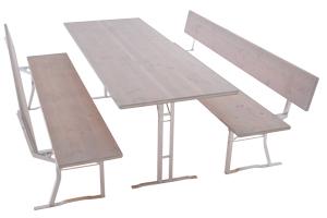 Biertent set 80 cm roestvrij staal