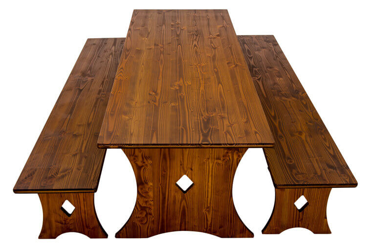 Biertent klaar voor alpenhut.