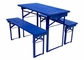 Biertent set blauw 154