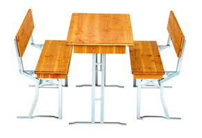 Biertent set 120cm Douglas spar beenruimte