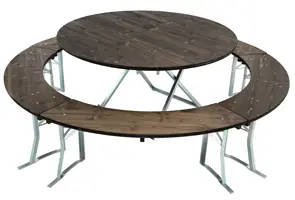 Biertent set 150 cm rond opvouwbaar