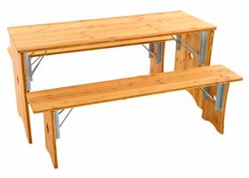 Biertent set compleet met houten poten