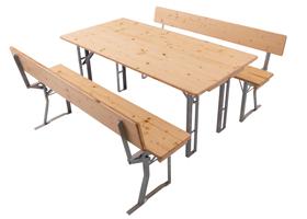 Biertent set met rugleuning geschikt ouadratische installatie