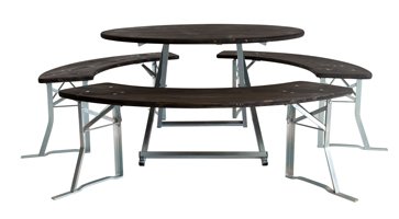 bankstel kleur ebbenhout