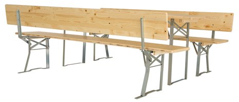 Biertent set XXL blank gelakt Nr.176