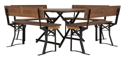 biertent set zwart gepoedercoat 139