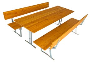 Biertent set met xxl bierbanken