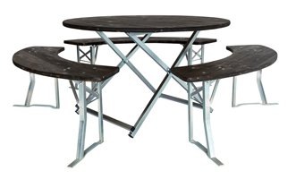 Marquee set als een cirkelvormige set