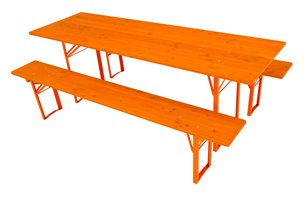 Marquee set orange glaze