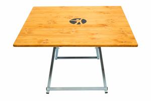 Vierkante Marquee tafel met advertentie