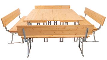 Feesttent met twee tafels 113c