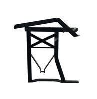 Frame voor feestbankjes met opklapbare rugleuning