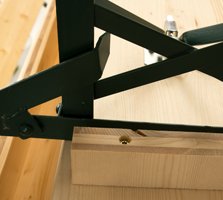 Zekering voor rugleuning en stapelbalk