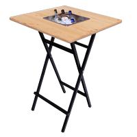 Hoge tafel roestvrijstalen ijsemmer