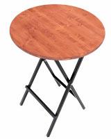 Hoog tafelblad rood 11