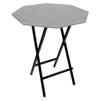 Bar tafels agaat grijs frames zwart