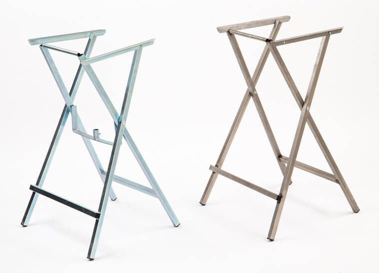 Roestvrij stalen bar tafel frames. 
