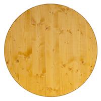 Hoog tafelblad geglazuurd eiken