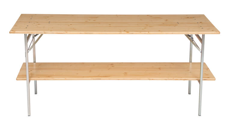 Opvouwbare toonbank als biertent set.